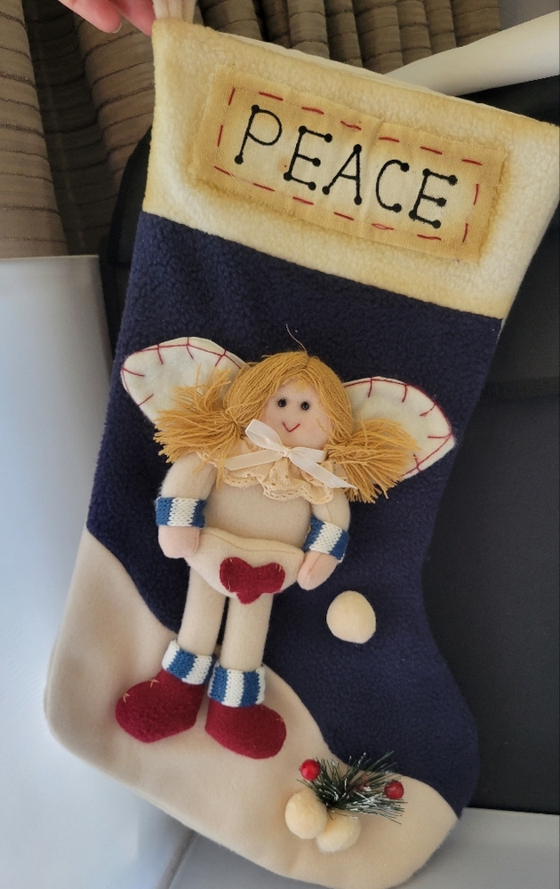 Holiday/Christmas Peace Angel Stocking 🔥🌊🌟BUNDLE AND SAVE